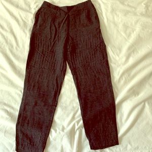 NEW Zara Basic Dark Grey Pants Trousers Small